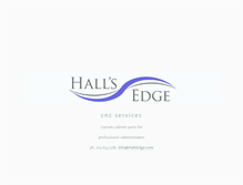 Tablet Screenshot of hallsedge.com